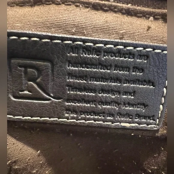 Relic By Fossil Autumn/Fall Colors Over the The Shoulder Satchel Type Purse/Bag - Picture 3 of 11